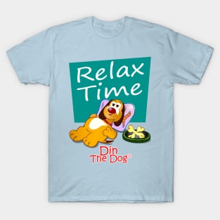 Relax Time - Din The Dog Collection T-Shirt